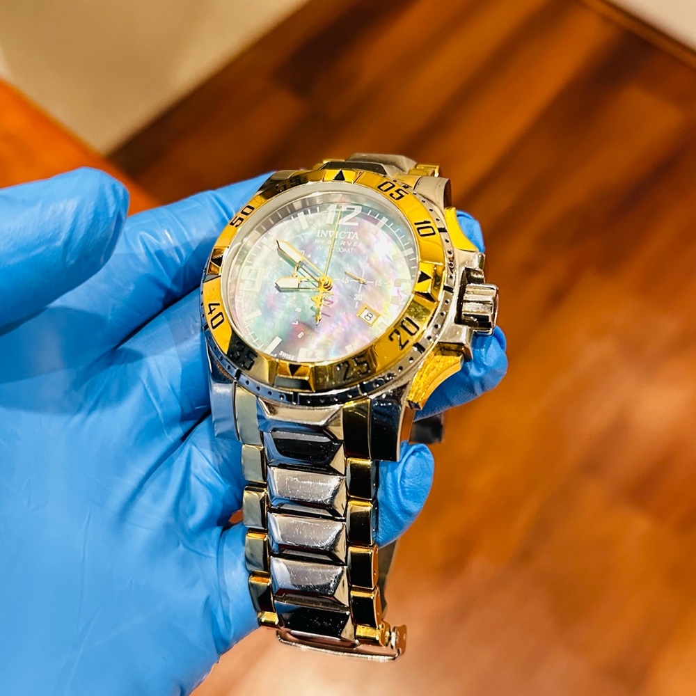 Invicta Reserve Excursion Gold and Silver High Polish watch. - Picture 9 of 17